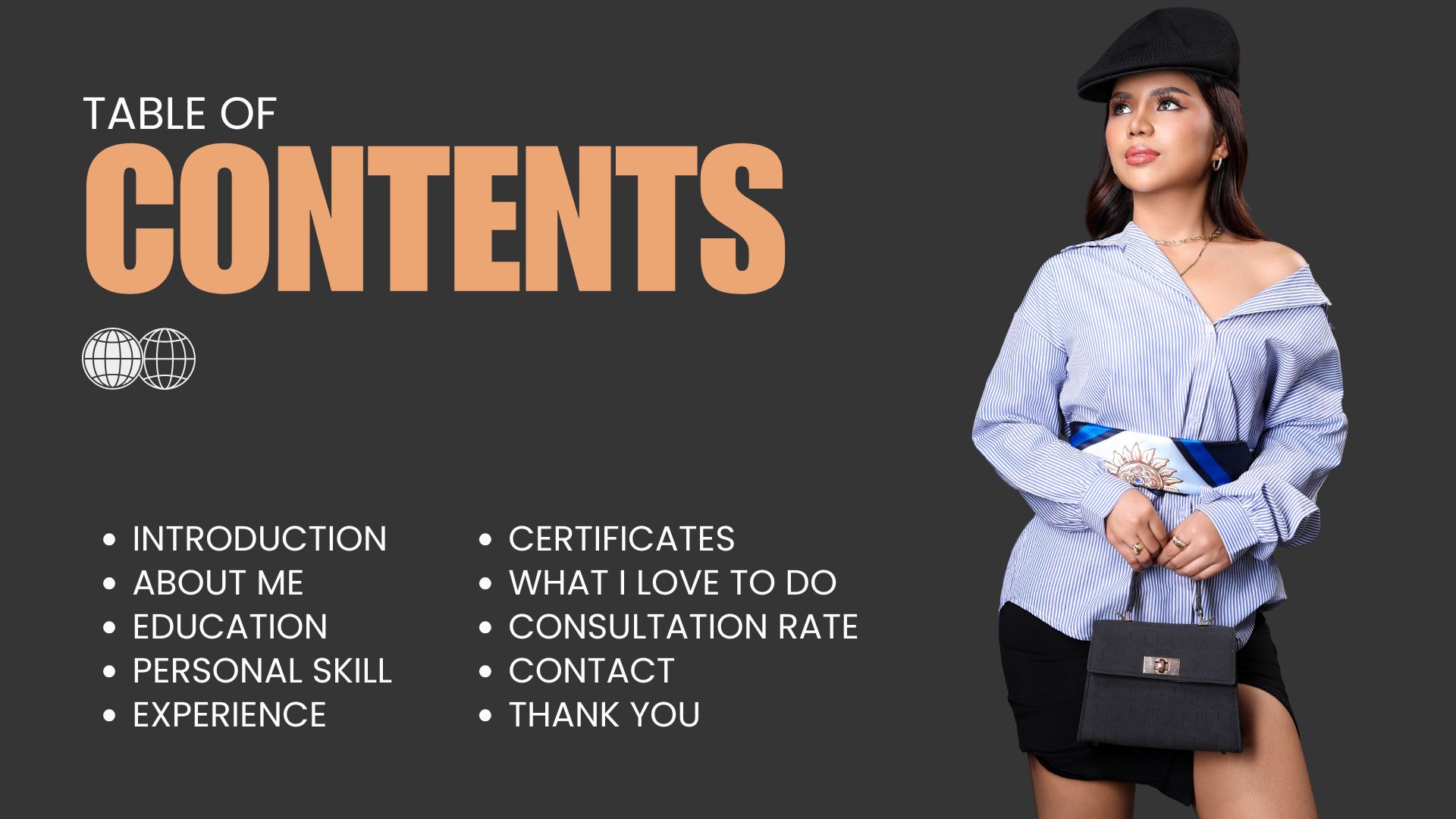 Gray Green Bold Creative Portfolio Presentation